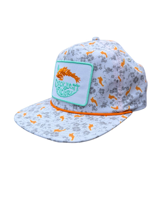 Chocklett's Micro Fiber Captain's Hat-Gray/White
