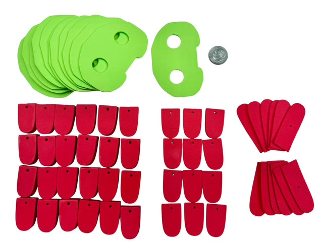 BULK 12 PACK DIY BAITFISH POPPER HEADS